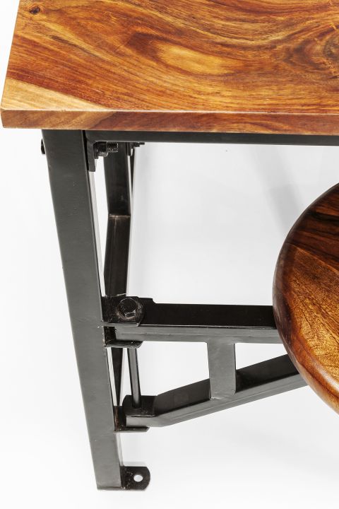 Tisch+Hocker Space 5-tlg. 140x89cm