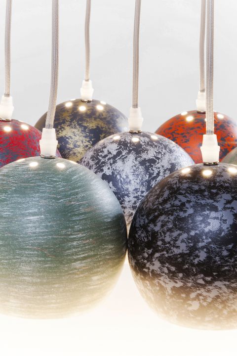 KARE Hängeleuchte Calotta Antico 34747