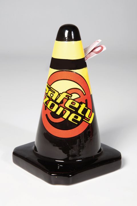 KARE Spardose Traffic Cone 34668