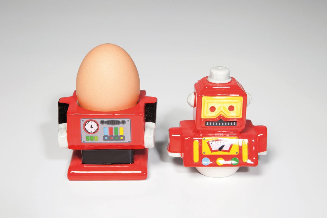 KARE Eierbecher Robot (2-tlg.) 34670