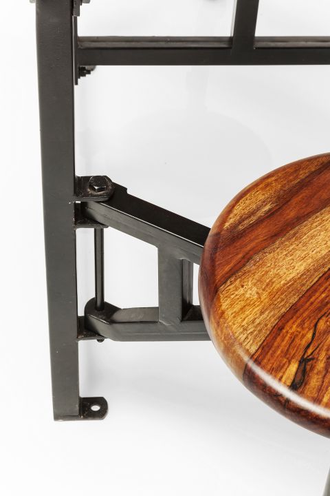 Tisch+Hocker Space 5-tlg. 140x89cm