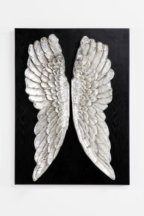 KARE Wandschmuck Wings Silber 32820