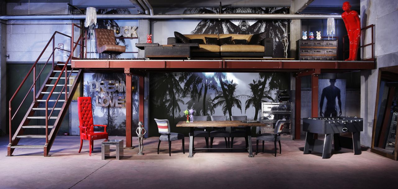 Tisch Railway Unikat 210x100cm