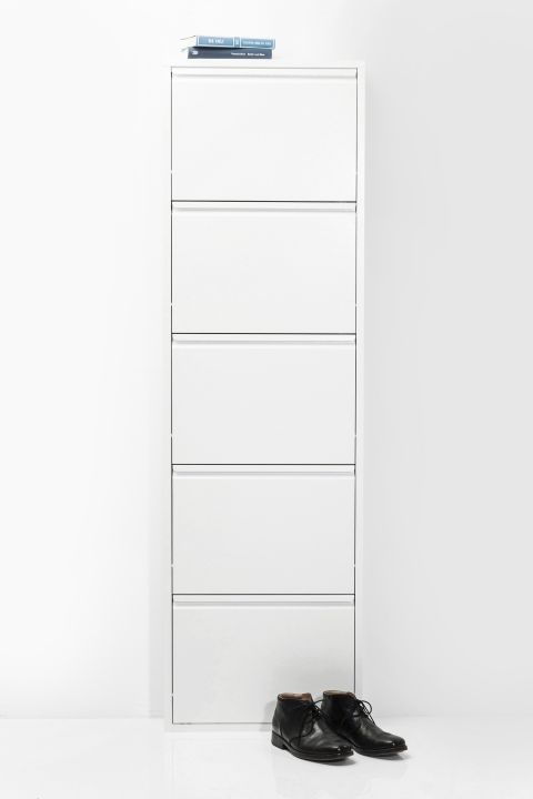 KARE Schuhkipper Caruso 5-er weiß 9288