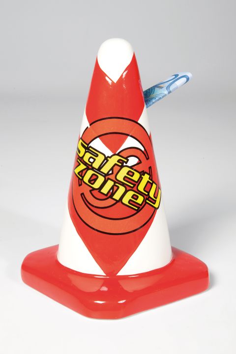 KARE Spardose Traffic Cone 34668