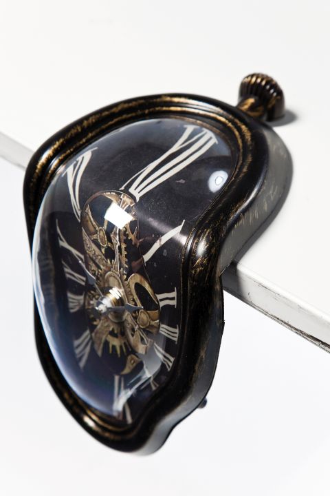 KARE Tischuhr Flow Antique 34822