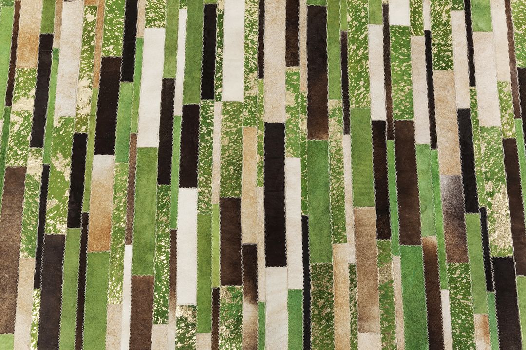 KARE Teppich Brick Grün 170x240cm 30003