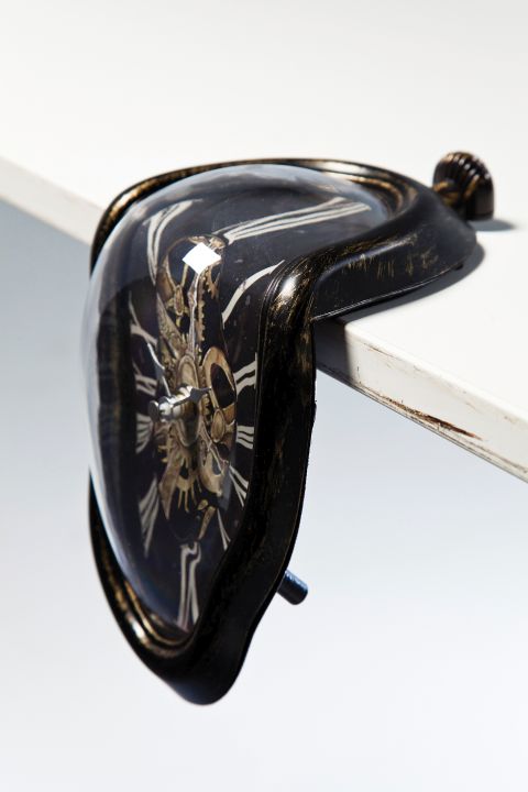 KARE Tischuhr Flow Antique 34822