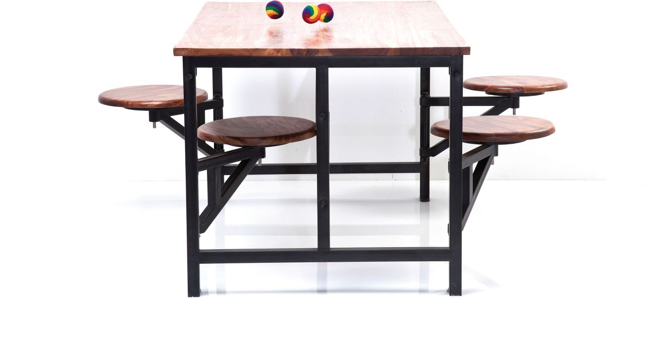 Tisch+Hocker Space 5-tlg. 140x89cm